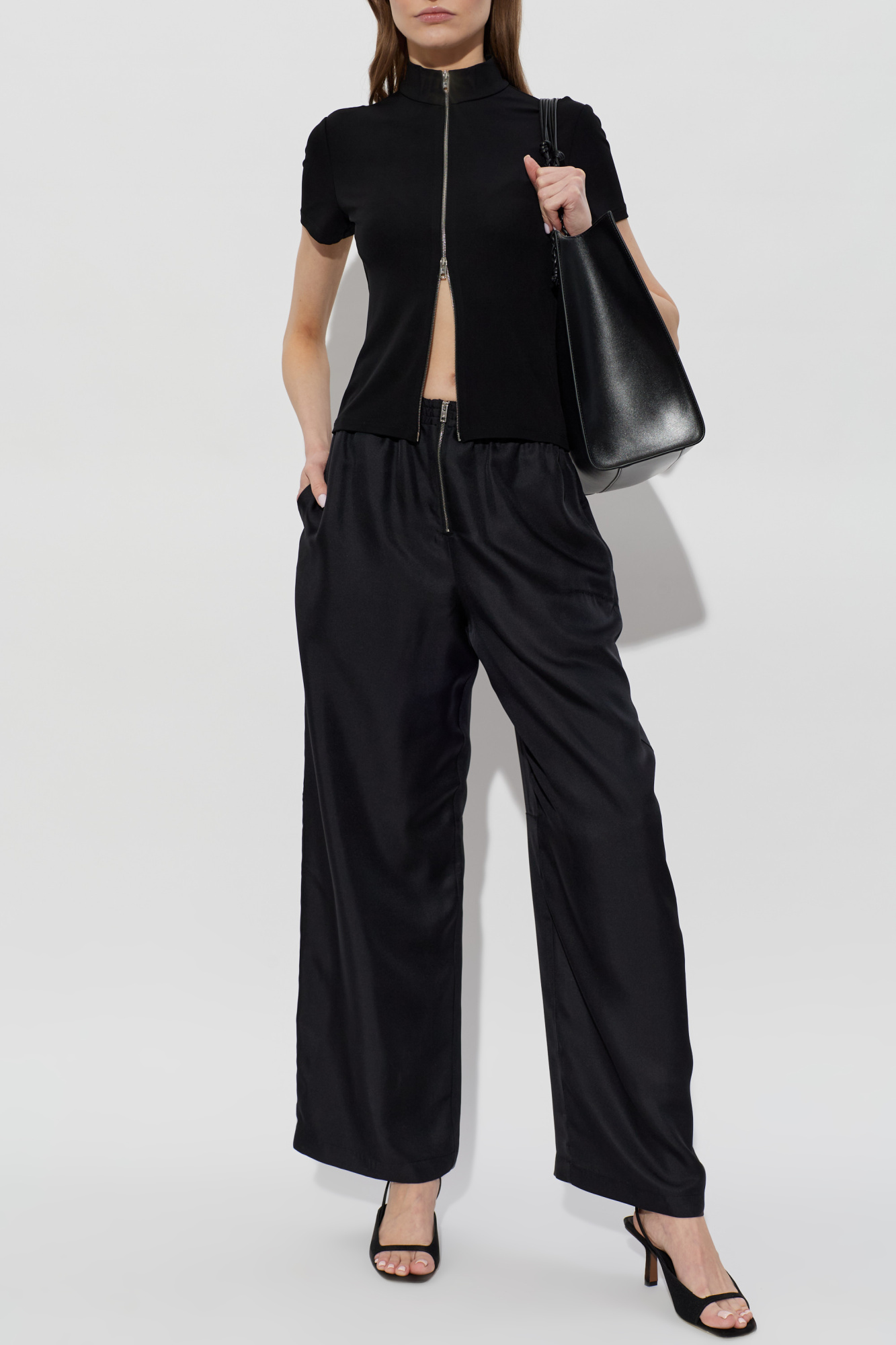 Alexander Wang Silk wide-leg pants | Women's | Vitkac